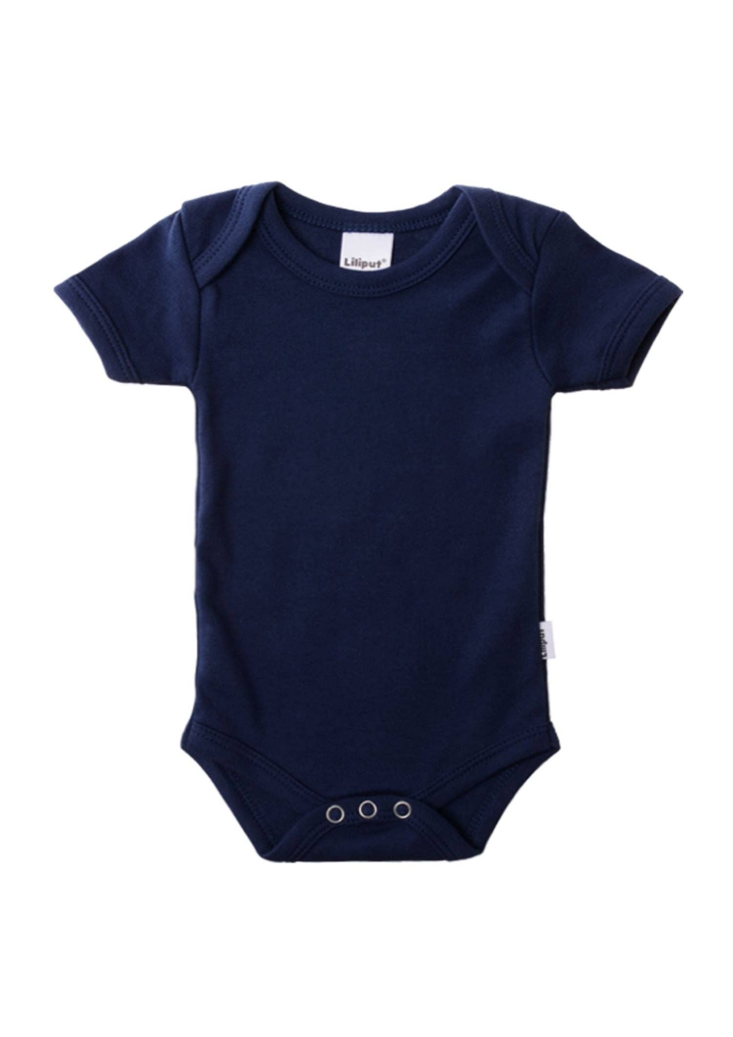 2-pack korte mouwen amineck body's in lichtblauw en donkerblauw