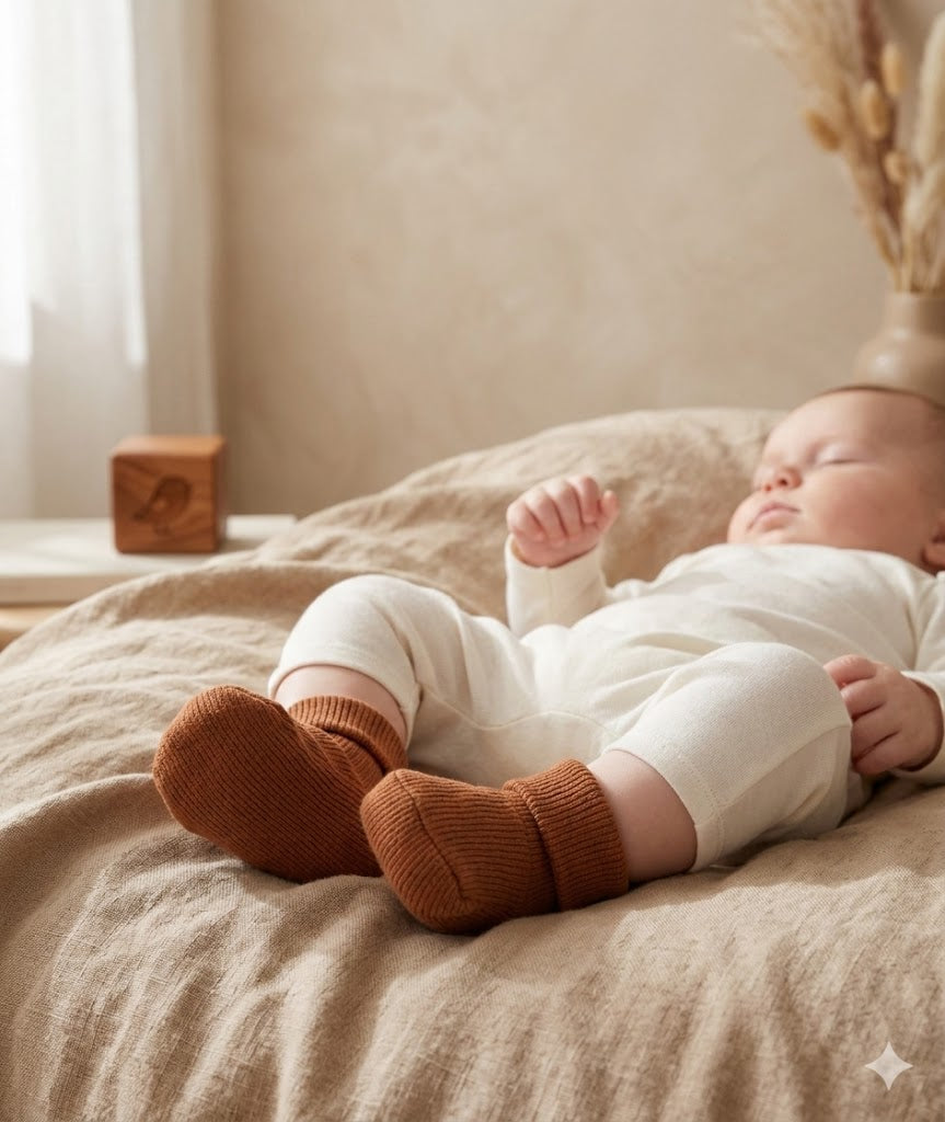 Babyslofjes Herfstbruin Guus